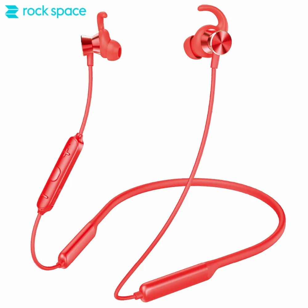 

ROCKSPACE Mutop Wireless Neckband Bluetooth 5.0 Headphone Magnetic HiFi Stereo Sound Noise Cancelling With Mic For Running