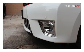 

For Toyota Corolla 2014 2015 2016 SEDAN Front Fog Light Lamp Trim Frame accessories 2pcs/set car-styling