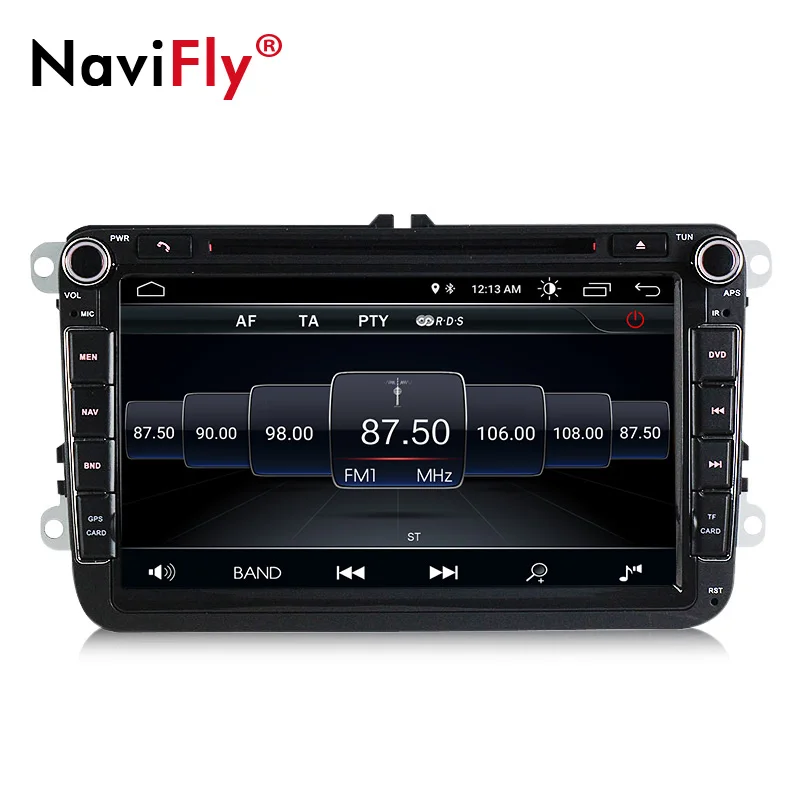 Perfect Android 9.0 quad core 1024*600 car dvd player for skoda VWPOLO GOLF 5 6 PASSAT CC TIGUAN TOURAN Fabia Caddy free shipping 4
