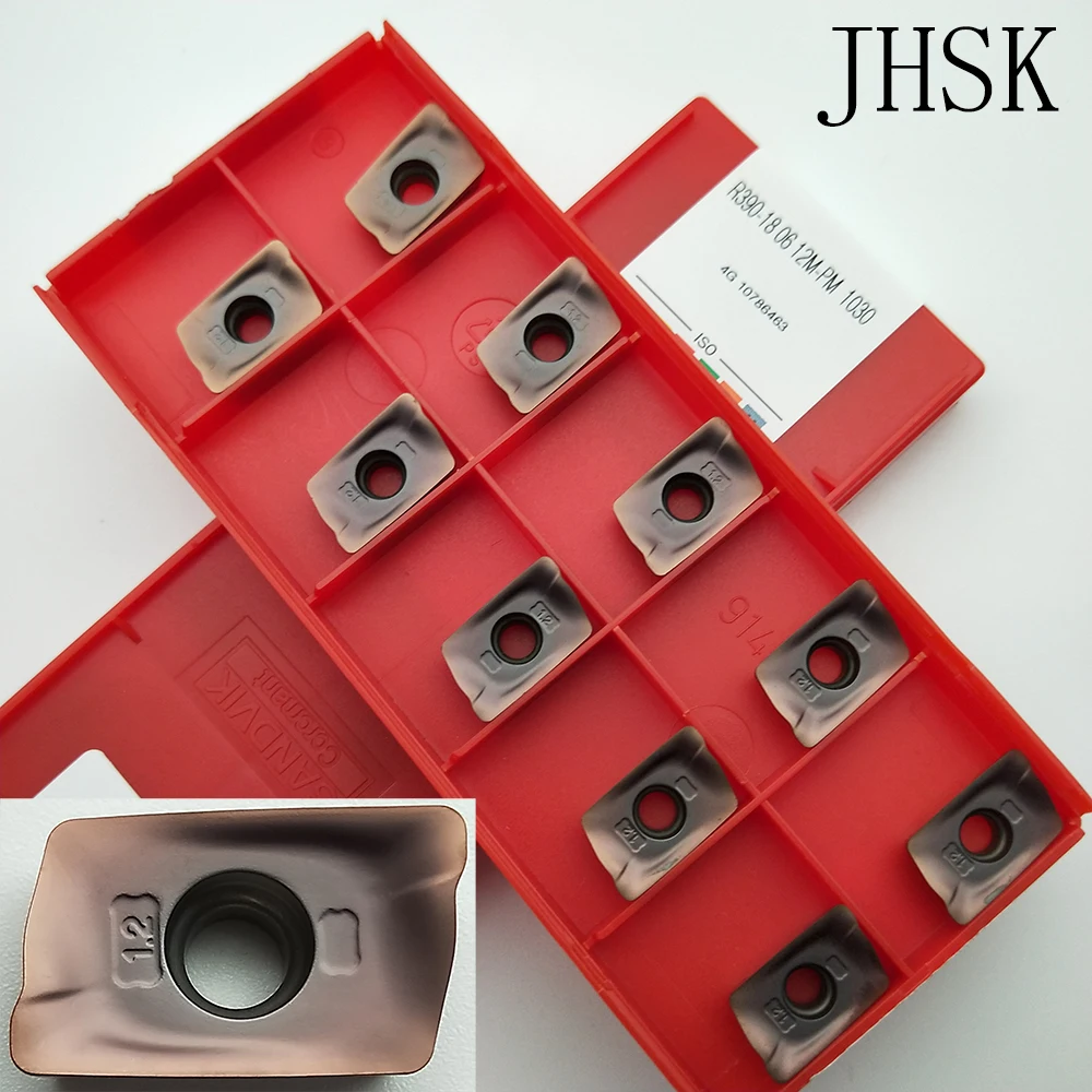 10pcs R390 180612M PM 1030 Milling blade insert FOR steelin Power Tool