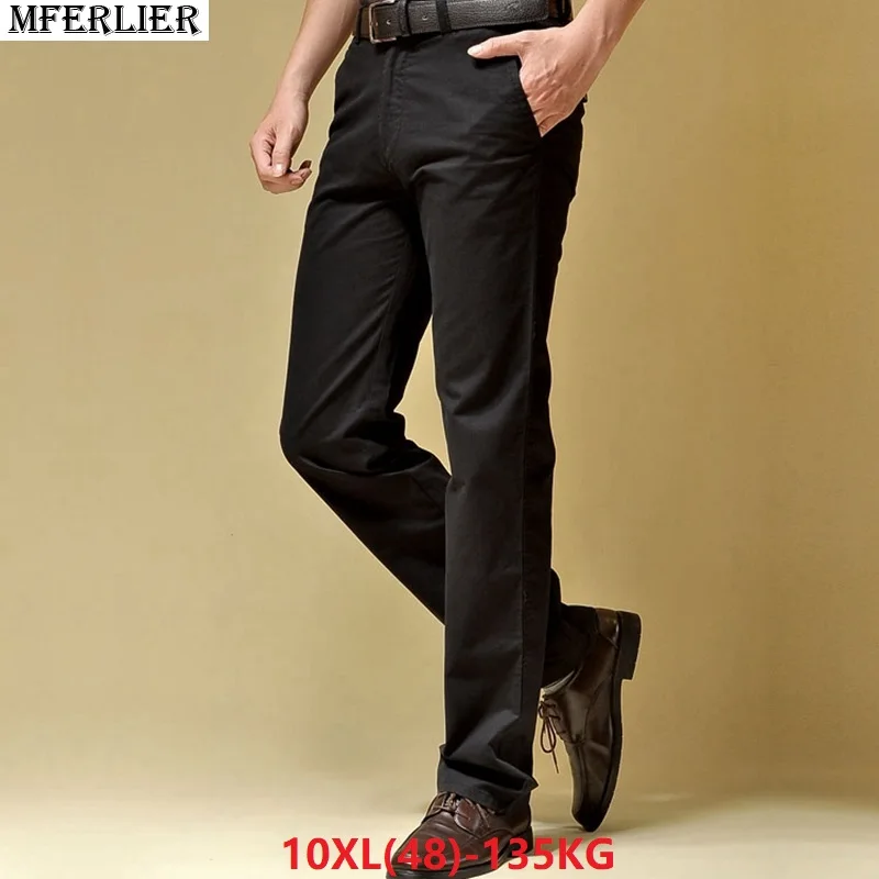 High quality men casual pants 9XL 10XL Stretch Trousers 7XL 8XL large