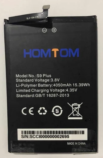HOMTOM S9 Plus аккумулятор 4050 mAh для HOMTOM S9 Plus смартфон