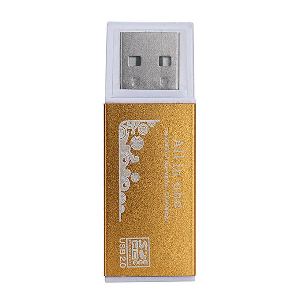 Горячее предложение: 50x18x11 мм USB 2,0 все в 1 мульти-устройство для чтения карт памяти Версия USB 2,0 Поддержка версии USB 1,1