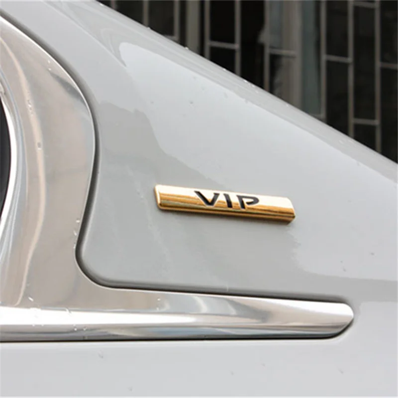 Автомобильный Стайлинг 3D металлическая VIP Автомобильная Наклейка эмблемы для