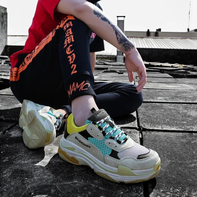 

Lovers Thick Soled Running Shoes Women & Men Trainers Dope Disruptor Triple S Runway Sneaker Air Breathable Youth Street Fashion
