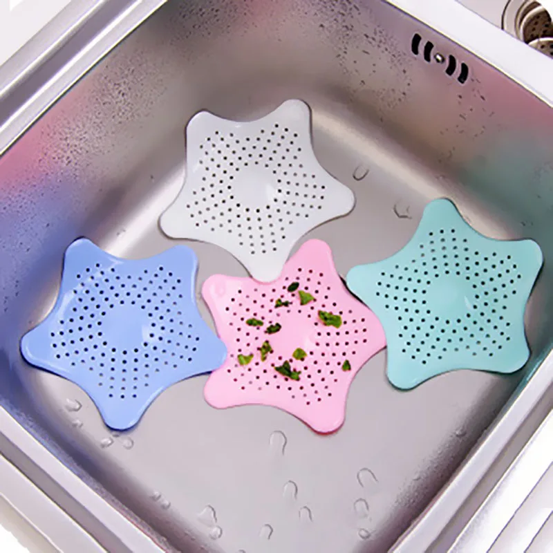 Filtro in Silicone per lavello da Bagno Cattura Capelli 2 Pezzi Filtro in Silicone Copertura con Ventosa Sinnper Filtro per Capelli per Vasca da Bagno e Vasca da Bagno
