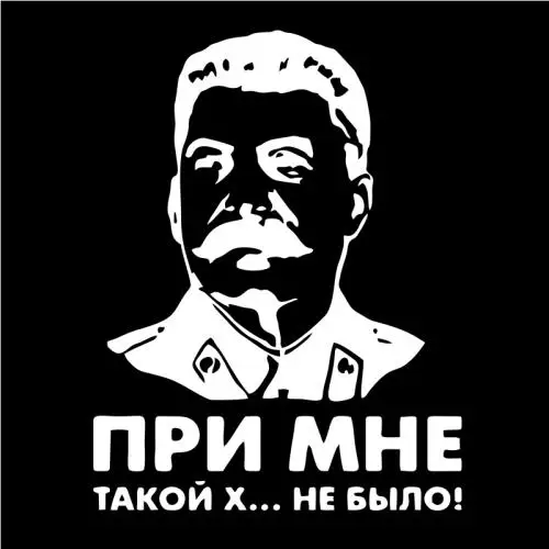 HotMeiNi Сталин виниловая наклейка там не было такого говна со мной лидер СССР автомобиля наклейки на заднее лобовое стекло окна наклейки на бампер - Название цвета: Белый