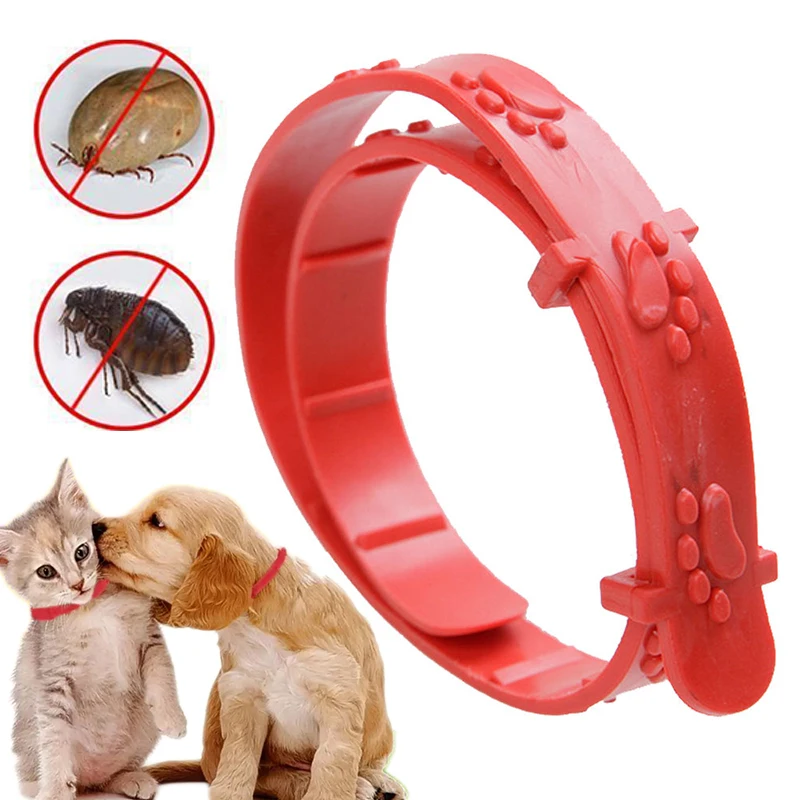 Pet Dog Cat Collar Anti Flea Mite Lice Insecticide Mosquito Outdoor Adjustable Pet Collar Long