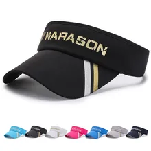 Открытый Унисекс Защита от солнца козырек бег кепки Лето Anti UV Спорт Пеший туризм пляж шляпа с пустым верхом платок оголовье мягкие поля