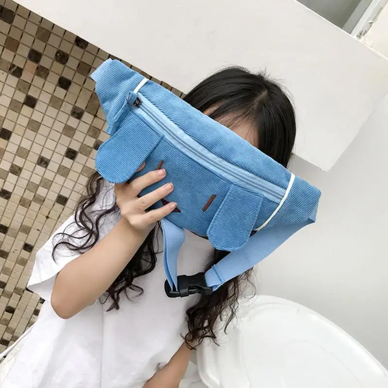 

Cute Canvas Waist Packs Kids Girls Cartoon Animal Chest Pack Shoulder fanny pack for women waist bag heuptas pochete bolsas New