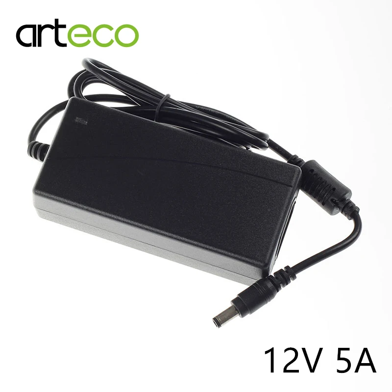 

AC100-240V to DC 12V 5A Power Adapter for led strip LCD CCTV US/EU/AU/UK plug LED Driver Lighting transformer