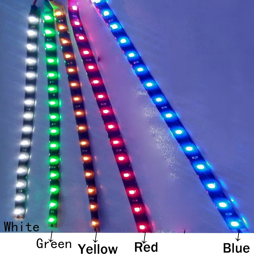 Светодиодный светильник 12 В 3528smd 120/ 90/60/30 см холодный белый водонепроницаемый