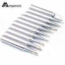 MYPOVOS 10 шт. отвертка без свинца для припоя железный наконечник 900 м для Hakko Atten Quick CXG паяльная станция инструмент