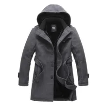2016 Stylish Fashion Men’s Autumn Winter Wool Coat Windbreaker Korean Slim Fit Single Breasted Trench Jacket Coat Men Overcoat