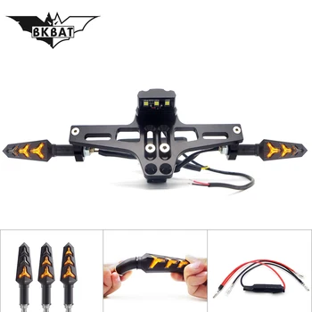 

NEW CNC Motorcycle License Plate Bracket Flow Indicator Cover For Kawasaki z1000 vulcan s versys 650 versys ninja 650 ninja 400