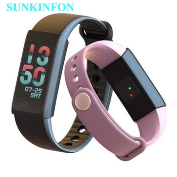 

Professional Heart Rate Smart Wristband Blood Pressure Monitor Pedometer Fitness Tracker Bracelet with Colorful UI for iPhone 8