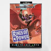 Кольца силового игрового картриджа 16 бит MD игровая карта с розничной коробкой для sega Mega Drive для Genesis