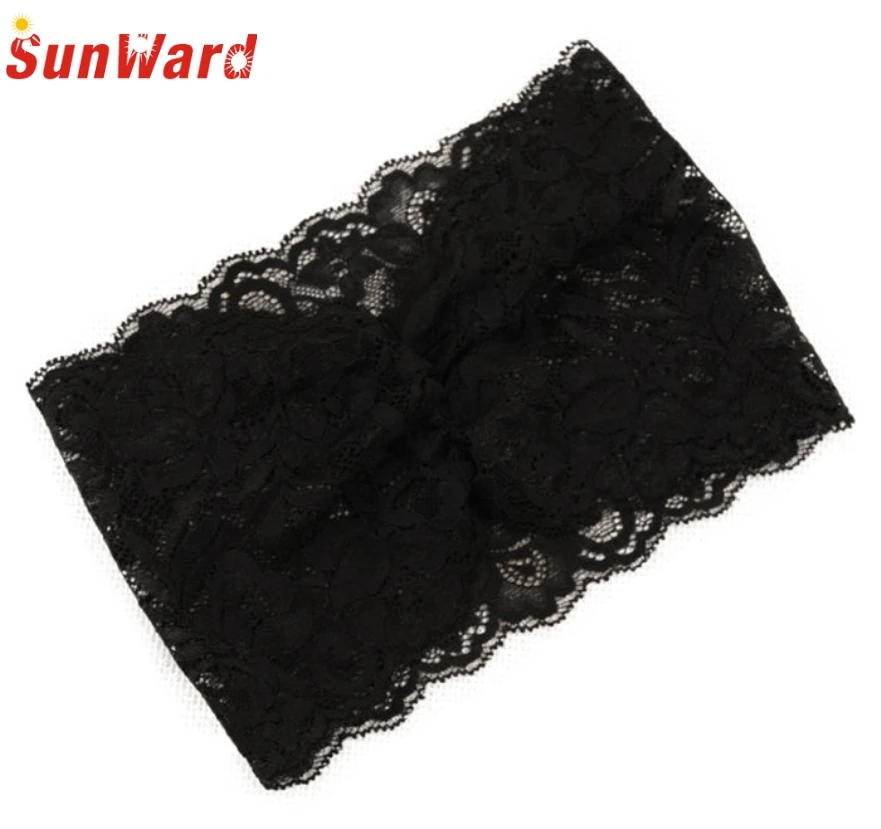 

SunWard Good Deal New Fashion Women Soft Lace Wide Headband Bohemian Headwrap Accessories Gift 1PC