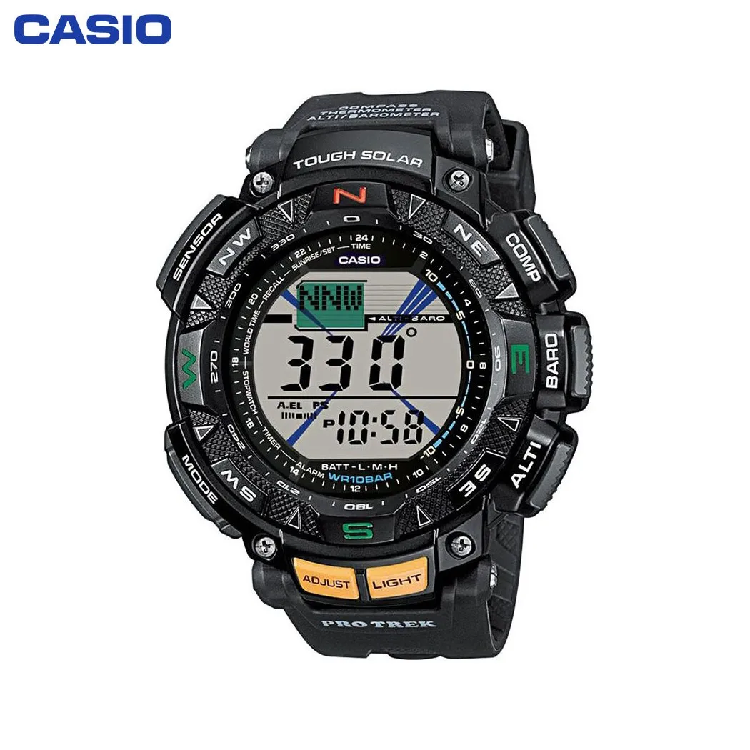 Наручные часы Casio PRG 240 1E мужские электронные на пластиковом ремешке|Спортивные
