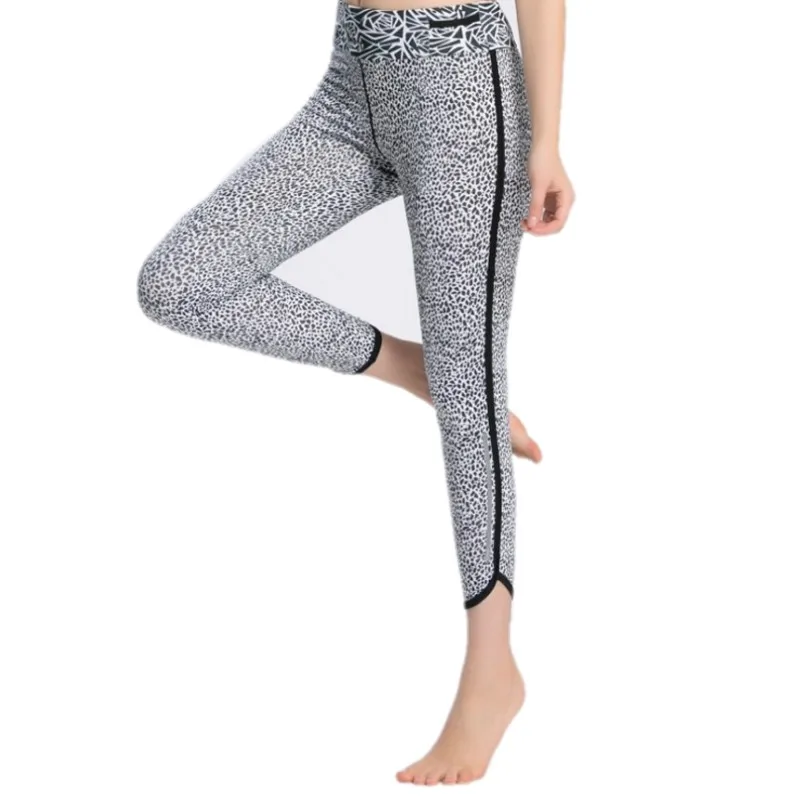 leopard print exercise leggings