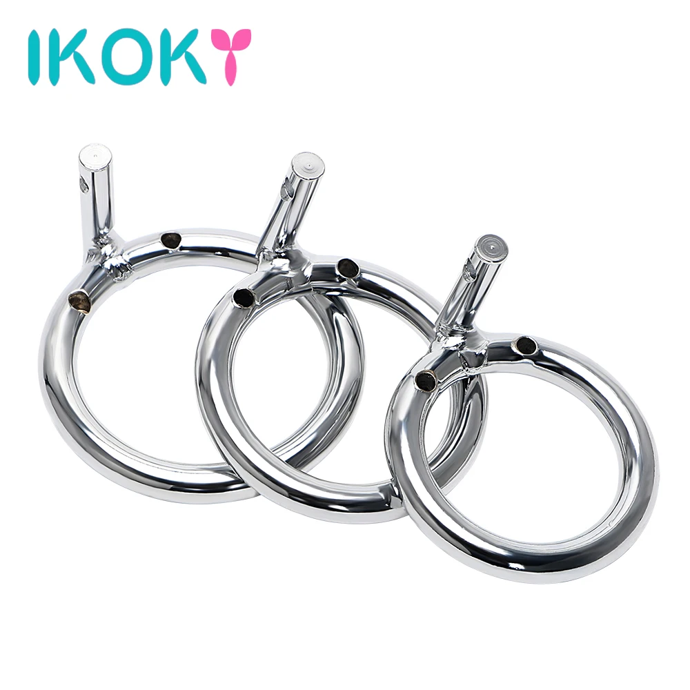 IKOKY Кольца для пениса секс игрушки мужчин зажимы мошонки устройство