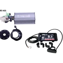 36 в 48 в 500 Вт контроллер ЖК-дисплей 3 дисплея метр PAS набор электронных велосипедов конверсионный комплект Двойной Режим Датчик Холла и датчик Холла меньше