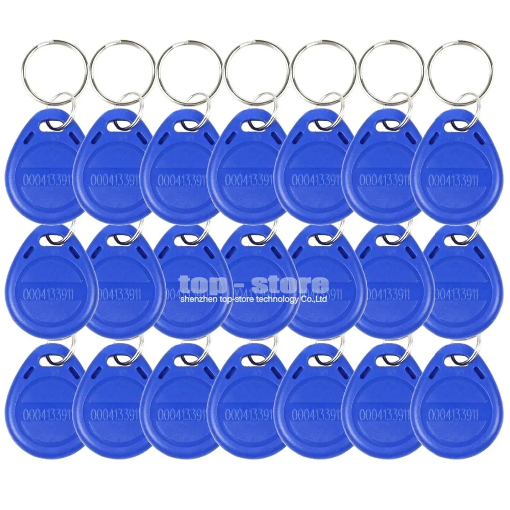 Брелоки для RFID-карт DIYSECUR 50 шт./лот Blue125Khz | Безопасность и защита