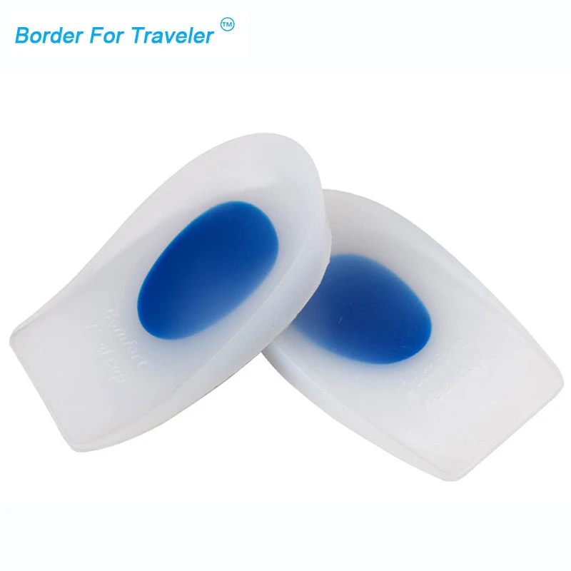 Super soft medical silicone gel heel pad cushion calcaneal spur heel