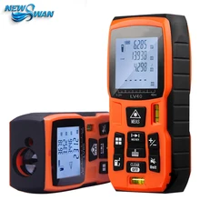 Лазерный дальномер 40 м 50 м 60 м 80 м 100м120м цифровой лазерный дальномер с питанием от батареи лазерный дальномер