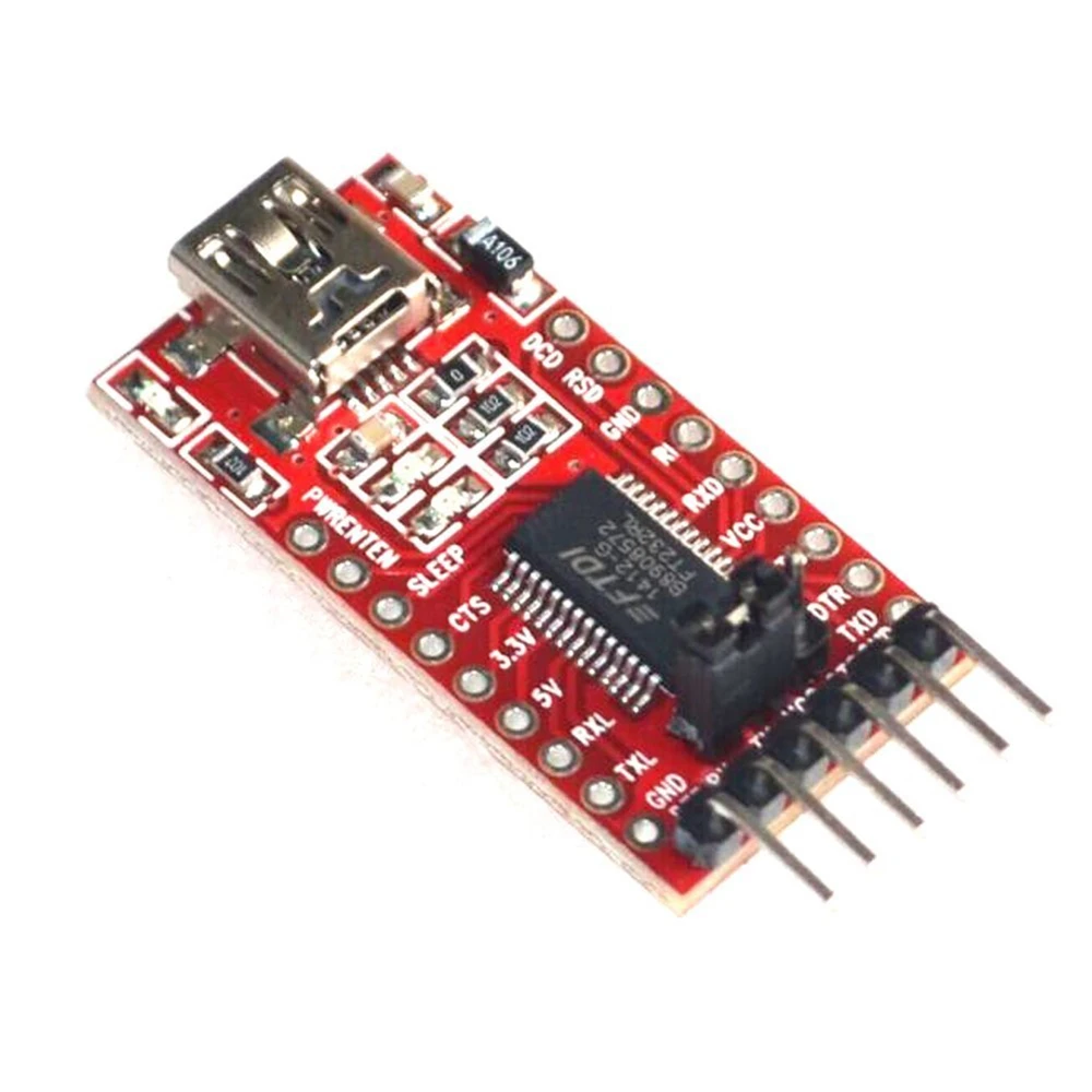 ShenzhenMaker FT232RL FT232 FTDI USB 3 V 5 к TTL серийный модуль адаптера мини порт|Детали и