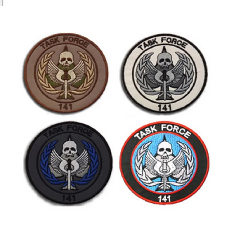 

3D Embroidery armband Call of duty 141 elite SAS team member Embroidery Badge diameter8.5CM(3.3")