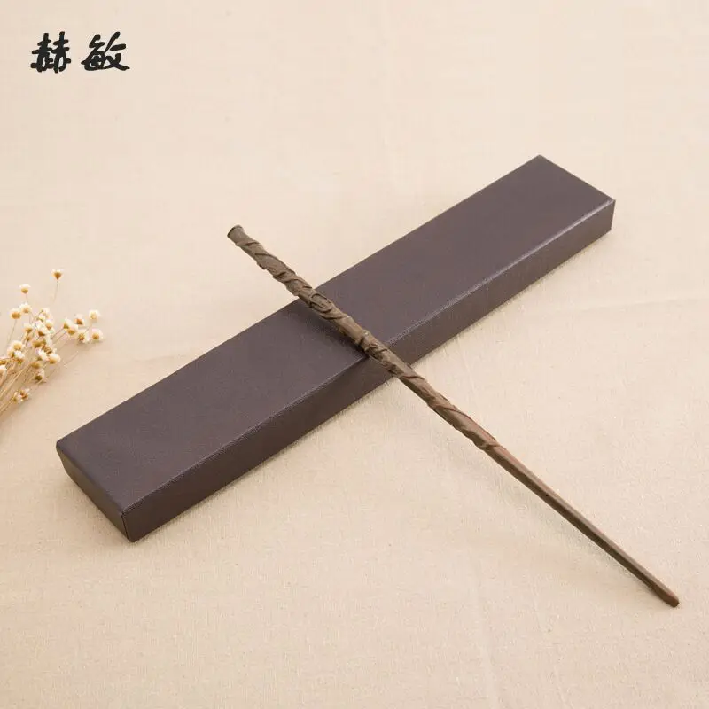 

Colsplay Metal Core Newest Quality Deluxe COS Hermione Jane Granger Magic Wands/Stick with Gift Box packing Harri Potter