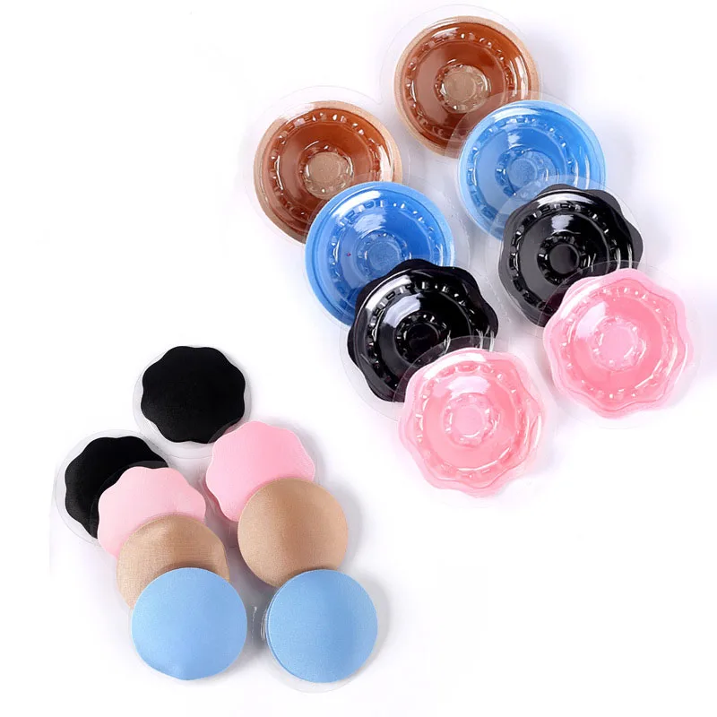 Nipple Cover Reusable Adhesive Breast Pastals Women Strapless Breathable Black Intimates 