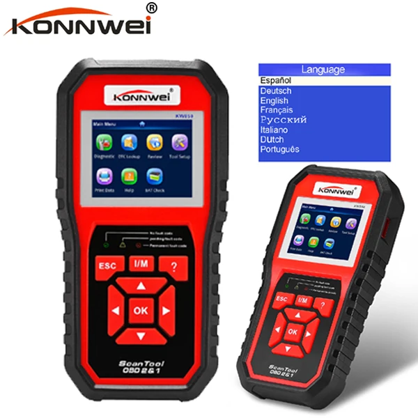 OBD ii Auto Code Scanner KW850 Universal OBD II Vehicle Engine Diagnostic Codes Reader Full OBD2/ EOBD Function Scan Tool Check obd ii auto code scanner kw850 universal obd ii vehicle engine diagnostic codes reader full obd2 eobd function scan tool check