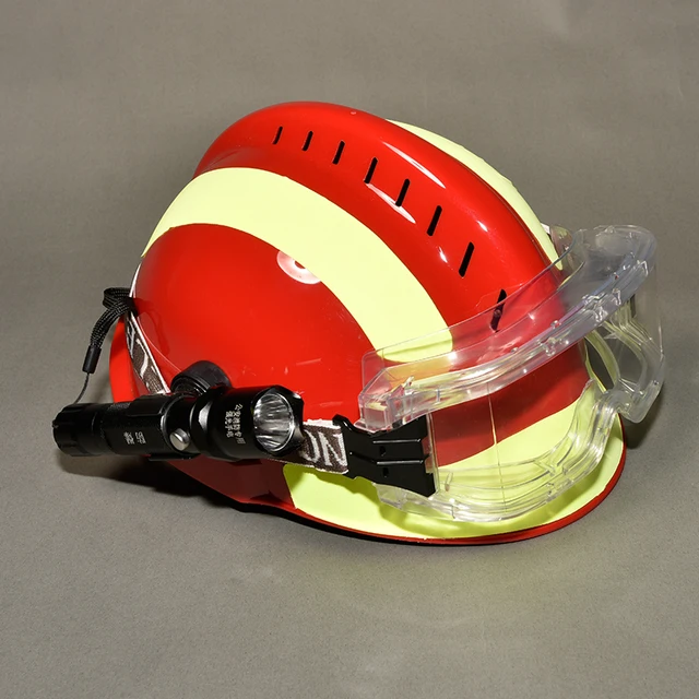 F2 Fire Fighter Protective Glasses Safety Helmets Safety Rescue Helmet