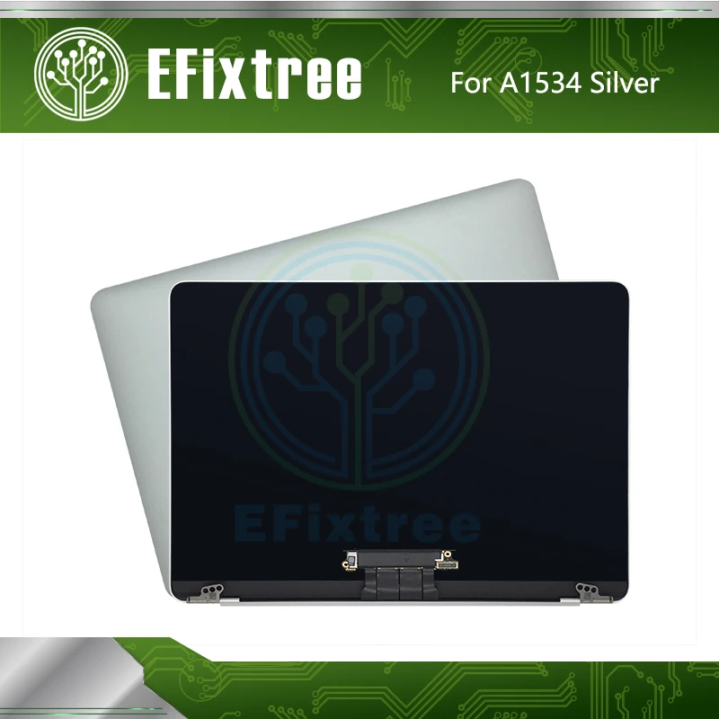 Efixtree серебро для Apple Macbook Retina 12 &quotA1534 2015 2016 2017 светодиодный экран ЖК-дисплей с