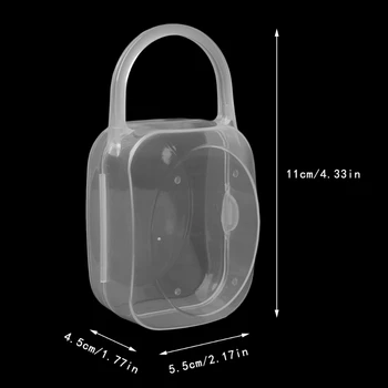 

2018 Portable Baby Kid Feeding Bottle Pacifier Soother Nipple Case Holder Storage Box Baby Kids Child Gifts