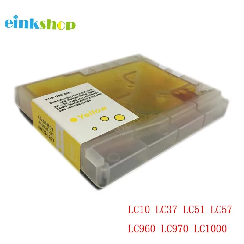 Einkshop LC10 LC37 LC51 LC57 LC960 LC970 LC1000 чернильный картридж для принтера Brother DCP-130C DCP-135C MFC-235C MFC-240C 750CN 750CW 465CN