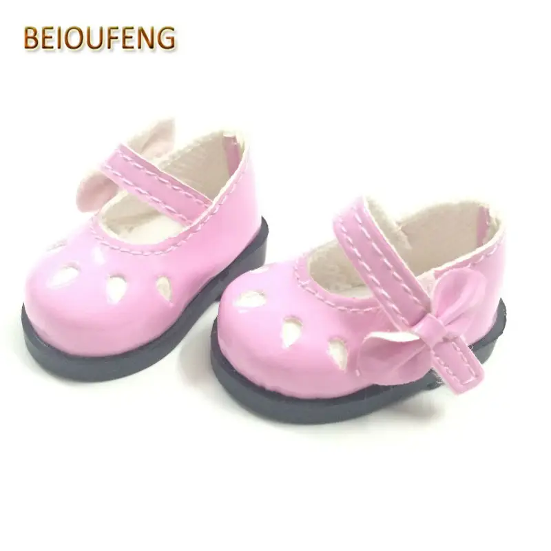 BEIOUFENG 5 см мини PU кожаная кукла обувь для русских кукол красивая игрушечная с