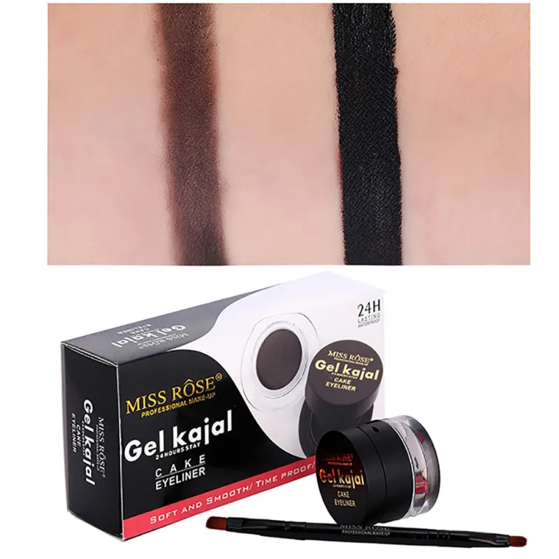 2 In 1 Eyeliner Gel And Eyeliner Powder Waterproof Eye Liner Long-lasting Eyeliner Nature Makeup Cosmetics