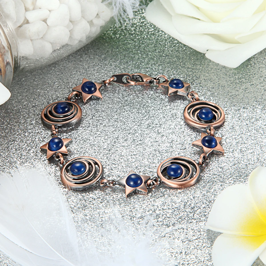 blue opal bracelet for women  (5)