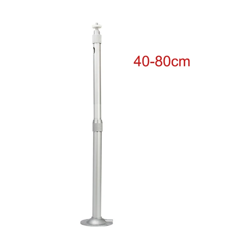 

40-80cm Retractable CCTV Security Aluminum Silver Camera Bracket Ceiling Mount