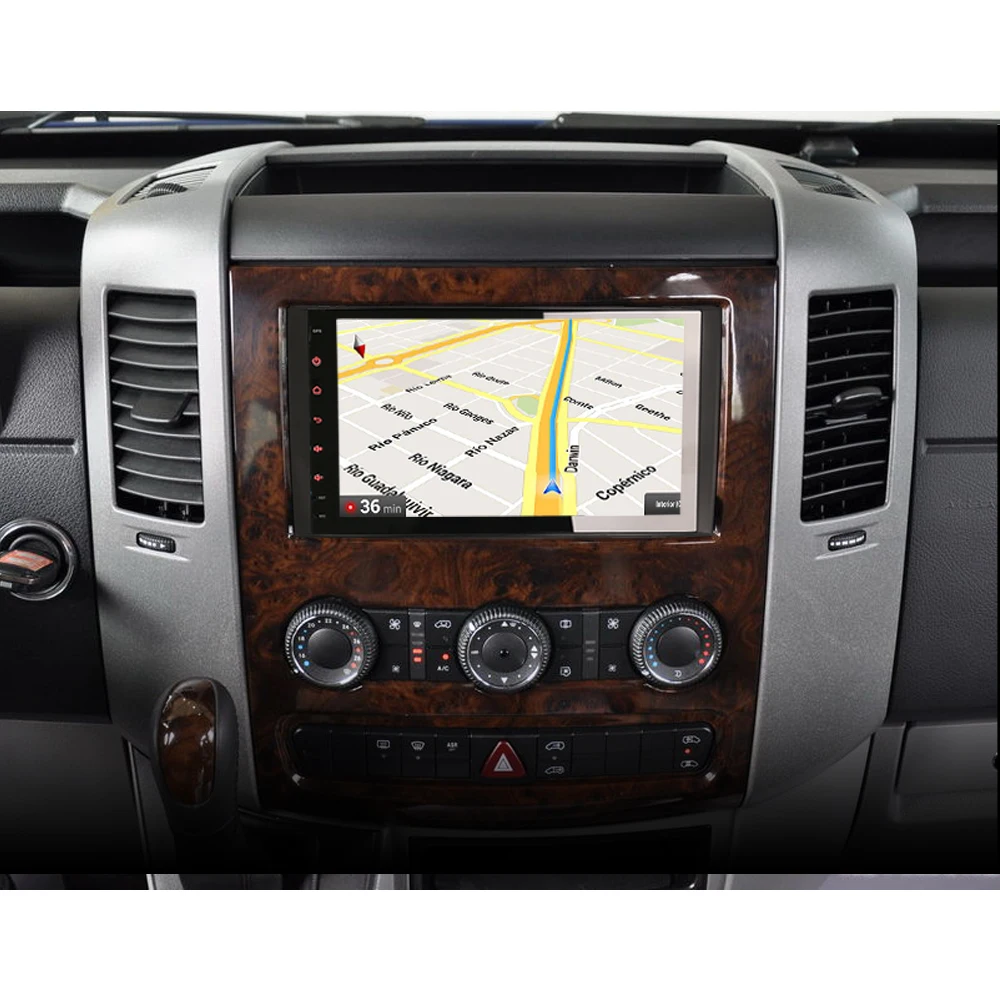 Автомагнитола 9 дюймов Android 8 0 навигация GPS для Mercedes Class A/B Vito Sprinter Viano|GPS транспорта|