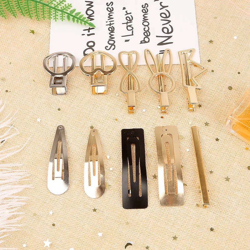 

Women Geometric Pearl Hairpins Accessories Korean Style Hair Clips Alloy Barrettes Girls Hair Accessories Hair Grips Headwear