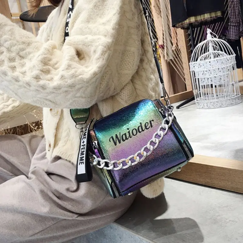 

New Women Chain Handbag Shoulder Bags PU Tote Purse Messenger Hobo Satchel Bag