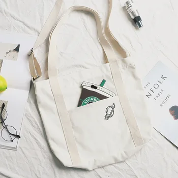 

fashion women canvas messenger shoulder bags 2018 new arrival soft cartoon zipper female students girls school handbags