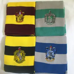 Шарф Гарри Гриффиндор/Слизерин/Hufflepuff/Ravenclaw шарфы "Поттер" костюмы для косплея Рождество Хэллоуин Детский подарок
