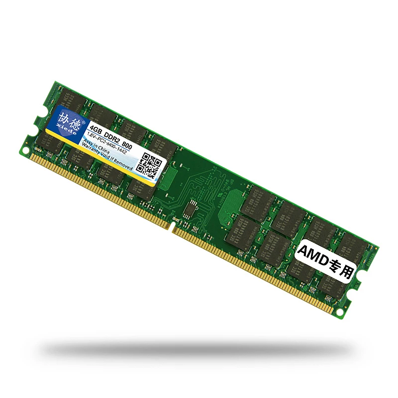Xiede настольный компьютер оперативная память модуль Ddr2 800 Pc2-6400 240Pin Dimm 800 МГц