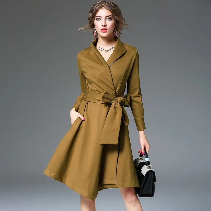 Advanced Windbreaker Coats For Female Women Silm Dresses Fashion Casual