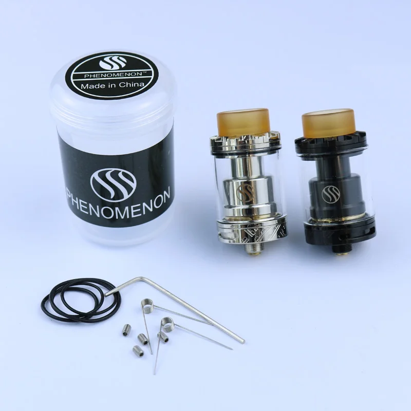 

PHENOMENON PHUSM RTA Atomizer E Cigarette 24mm Diameter 3.5mm Rebuildable Tank Adjustable airflow RTA for 510 Box Mod vape Kit